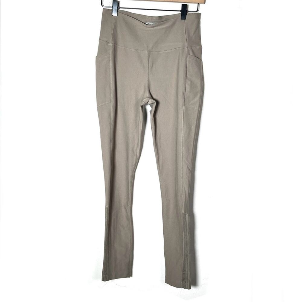 Mondetta tan athletic legging pants performance and luxury size small S B197